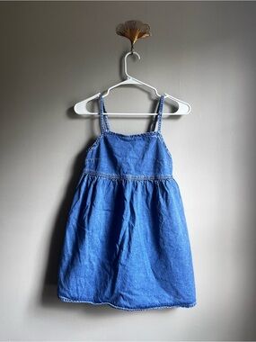 American Eagle Outfitters Light Blue Denim Dress with Straps